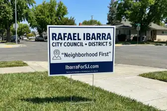 San Jose Political Yard Signs