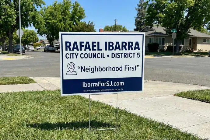 San Jose Political Yard Signs