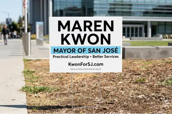 San Jose Political Yard Signs