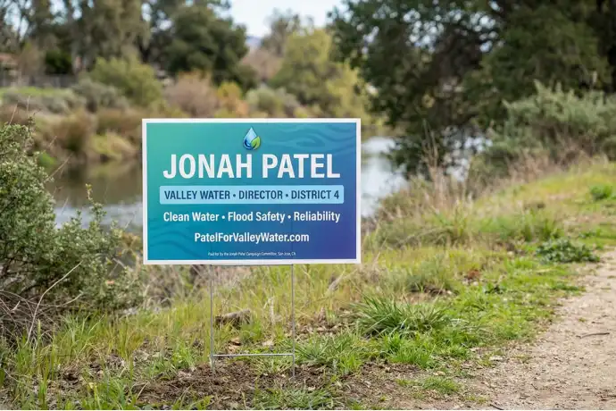 San Jose Political Yard Signs