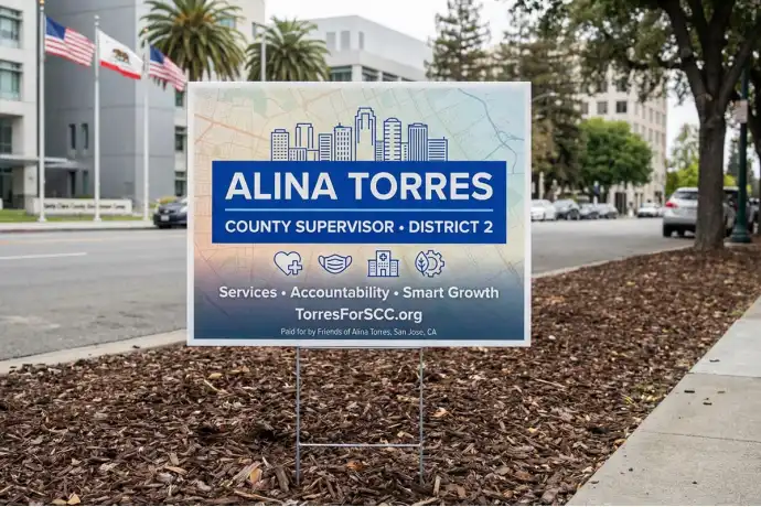 San Jose Political Yard Signs