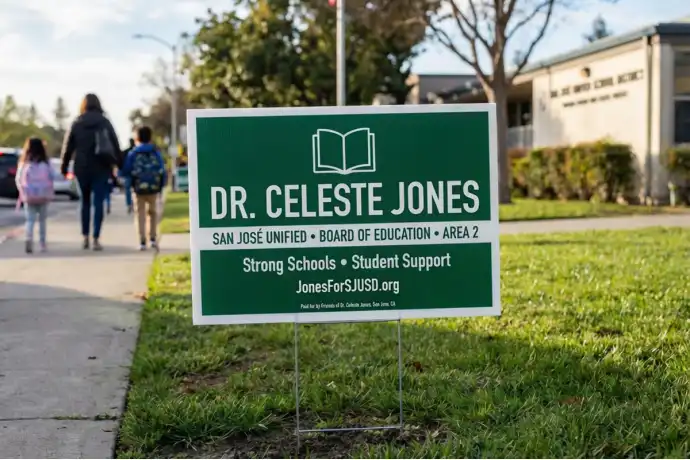 San Jose Political Yard Signs