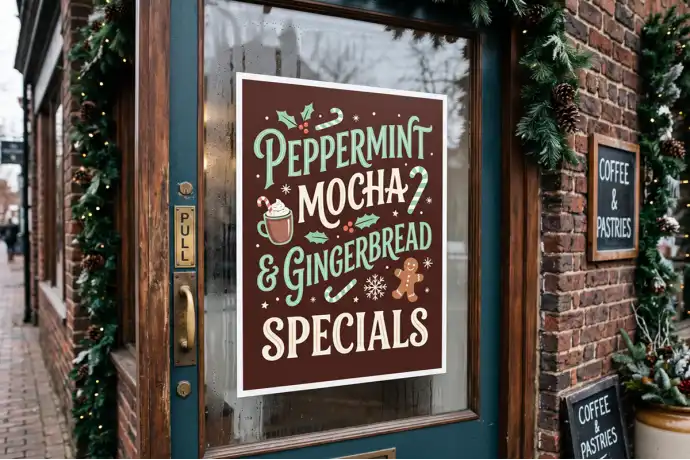 Christmas WIndow Signs