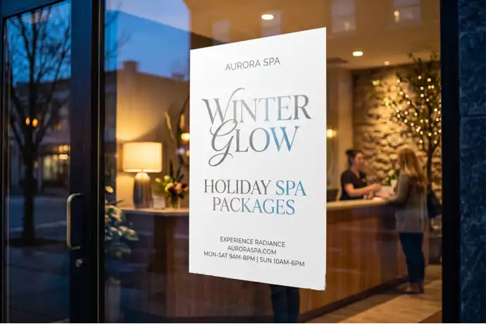 Christmas WIndow Signs