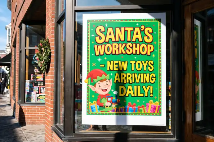 Christmas WIndow Signs