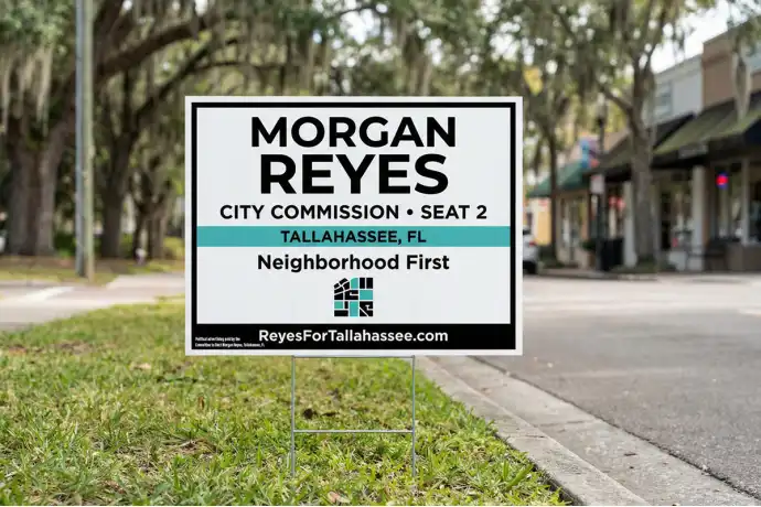 Tallahassee Political Yard Signs