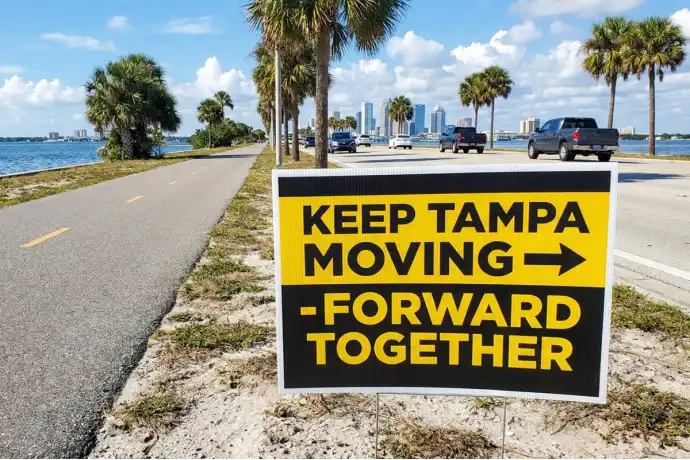 Tampa Political Yard Signs