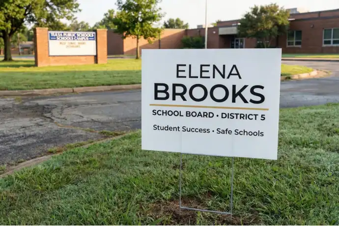 Tulsa Political Yard Signs