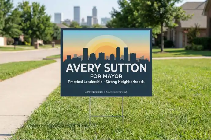 Tulsa Political Yard Signs