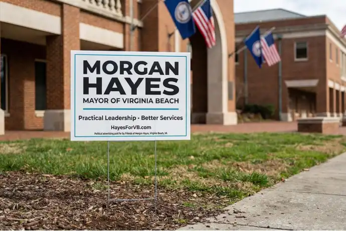 Virginia Beach Political Yard Signs