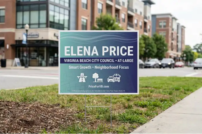 Virginia Beach Political Yard Signs