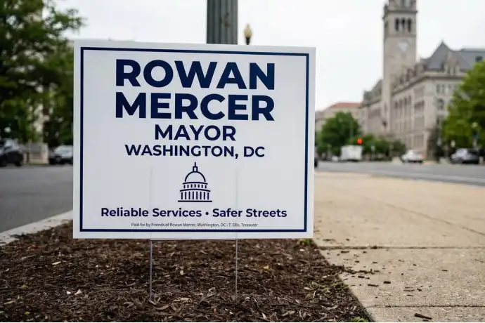 Washington DC Political Yard Signs