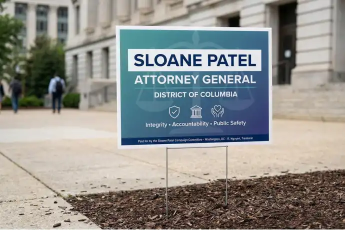 Washington DC Political Yard Signs