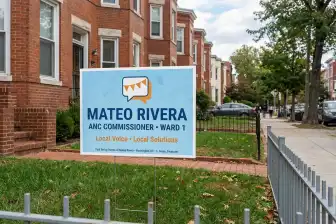 Washington DC Political Yard Signs