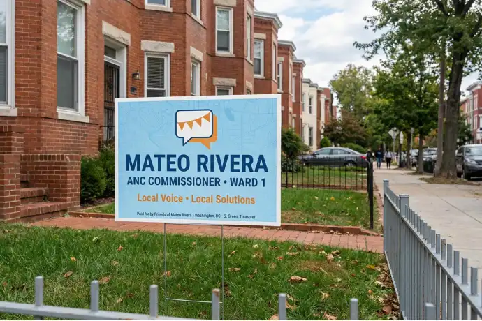 Washington DC Political Yard Signs