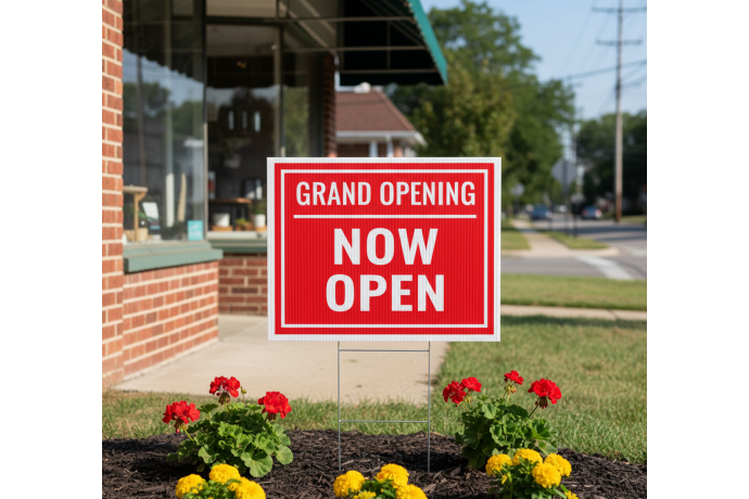 Yard Signs with Stakes
