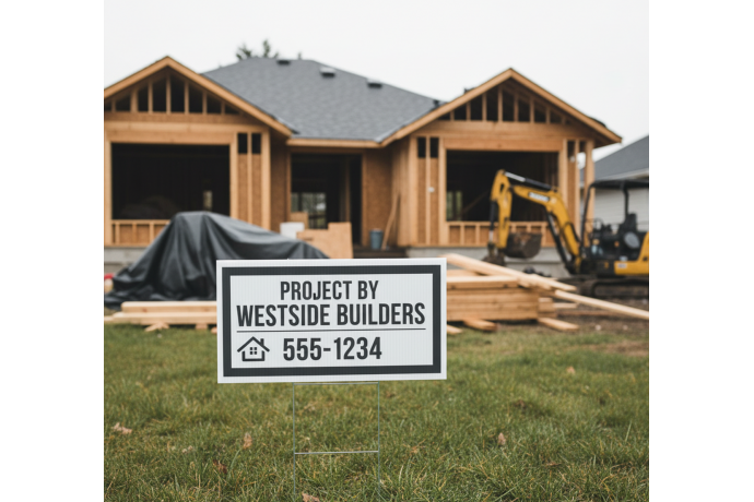 Yard Signs with Stakes