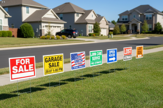 Yard Signs with Stakes