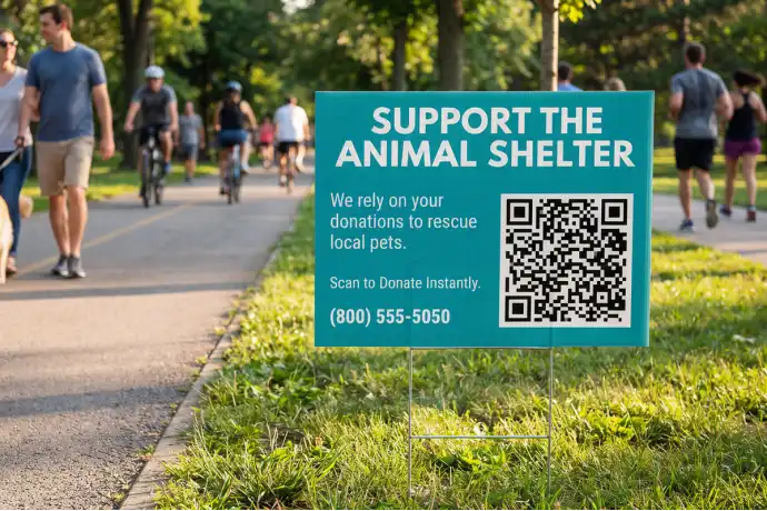 Charity Drive Yard Signs