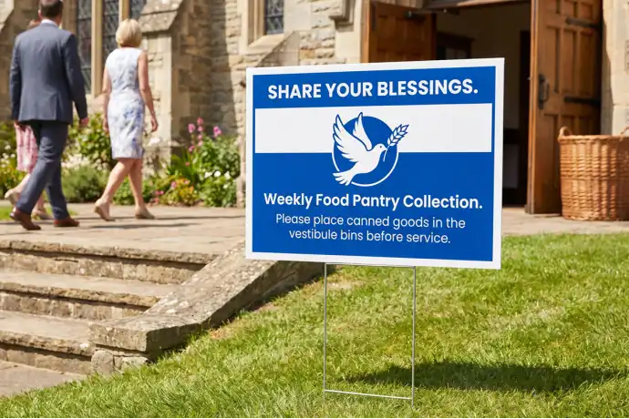Food Drive Yard Signs