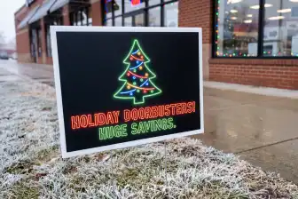 Holiday Sale Yard Signs