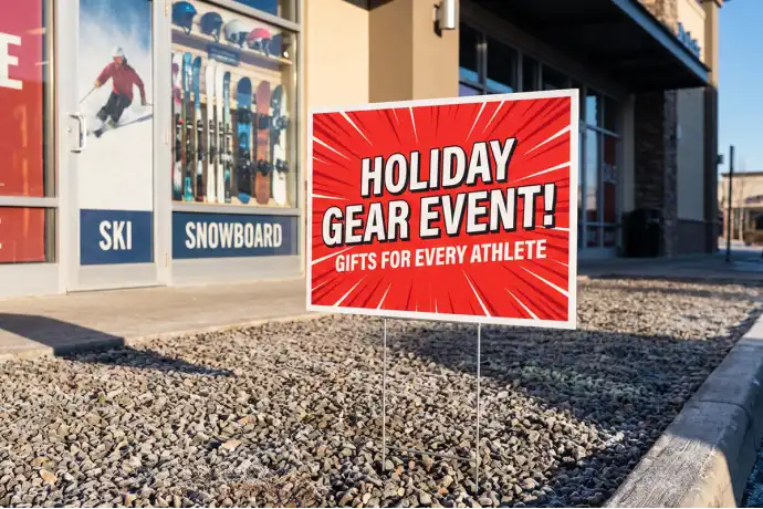 Holiday Sale Yard Signs
