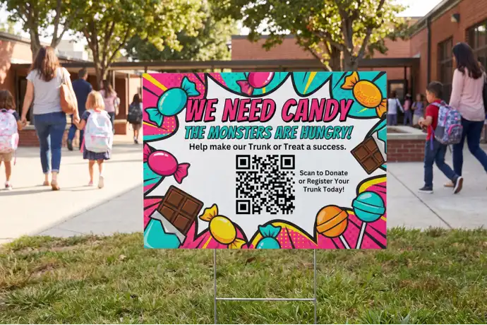 Trunk or Treat Yard Signs