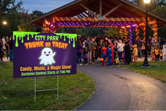Trunk or Treat Yard Signs