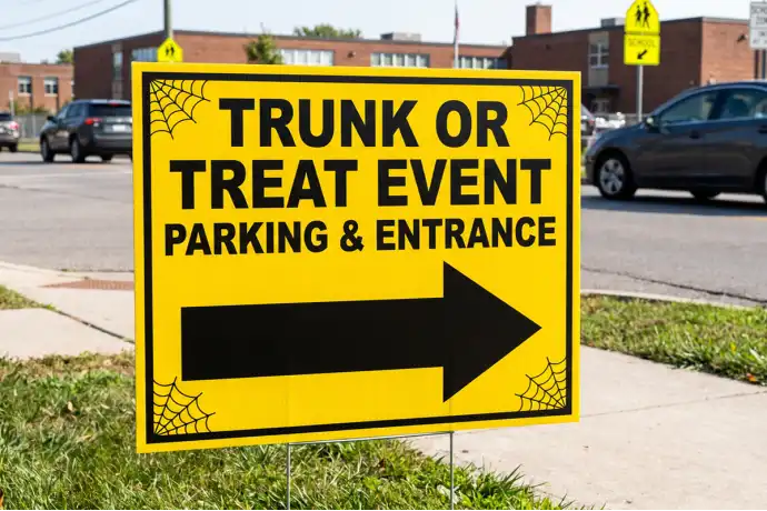 Trunk or Treat Yard Signs