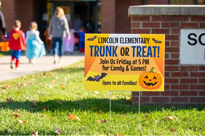 Trunk or Treat Yard Signs