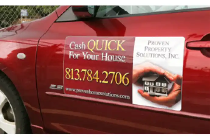 Laminated Car Magnetics - 24" x 18"