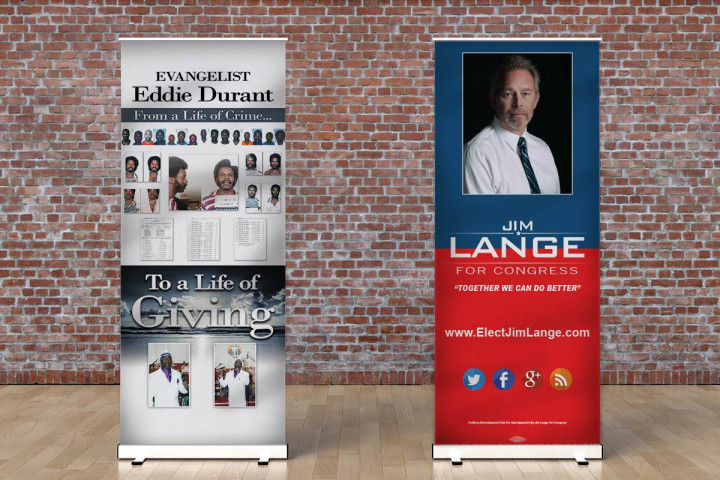 Custom Printed Premium Retractable Banner Stands Orient