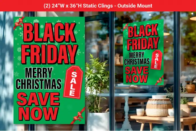 Black Friday Retail Promo Kit - Ready To Ship