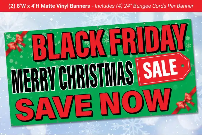 Black Friday Retail Promo Kit - Ready To Ship