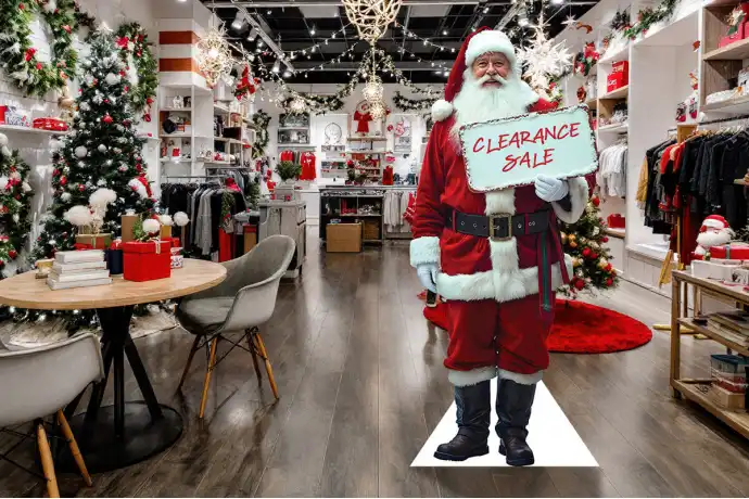 Life Size Santa Stand Ups