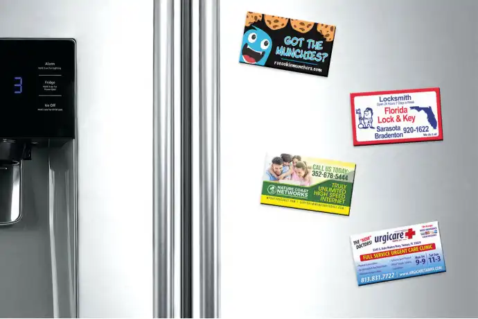 Business Card Magnets - 3" x 4"