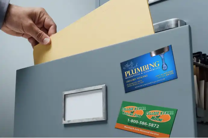 Business Card Magnets - 3" x 4"