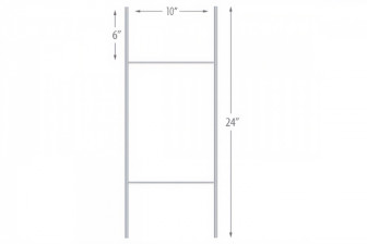 Wide Economy 10" x 24" Wire Stakes