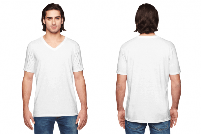 Anvil 6752 Mens Tri-blend V-Neck T-Shirt Anvil 6752 Mens Tri-blend V-Neck T-Shirt
