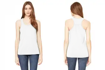 Bella B8800 Ladies Flowy Racerback Tank