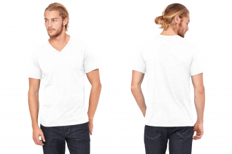 Bella 3415C Unisex Tri-blend V-Neck