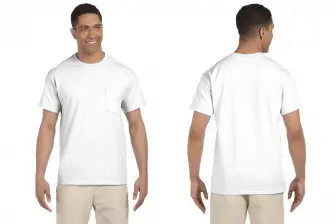 Gildan G230 Mens/Unisex Pocket Tee