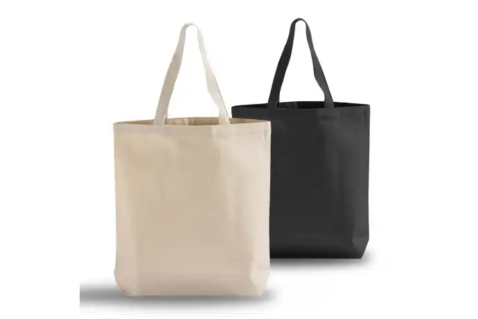 High Quality Heavy Duty Canvas Medium Sized Tote With Gusset