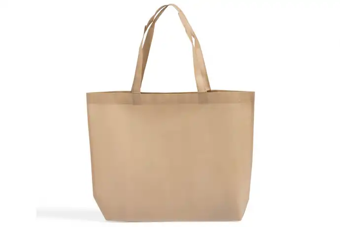 Economy Non-woven Large Tote Bags With Gusset