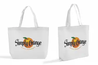 Economy Non-woven Large Tote Bags With Gusset
