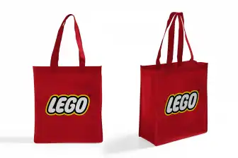 Economy Non-woven Medium Sized Tote Bags With Gusset