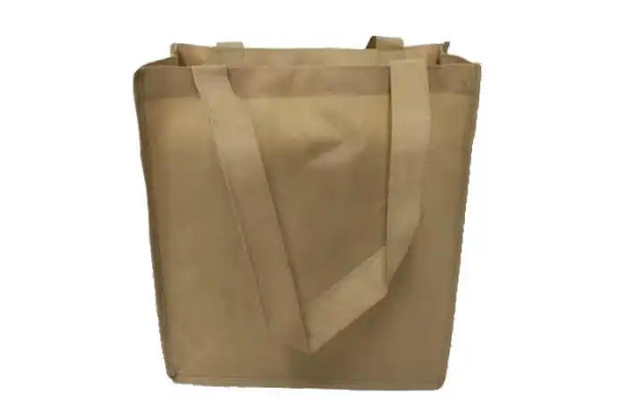 Economy Non-woven Medium Sized Tote Bags With Gusset