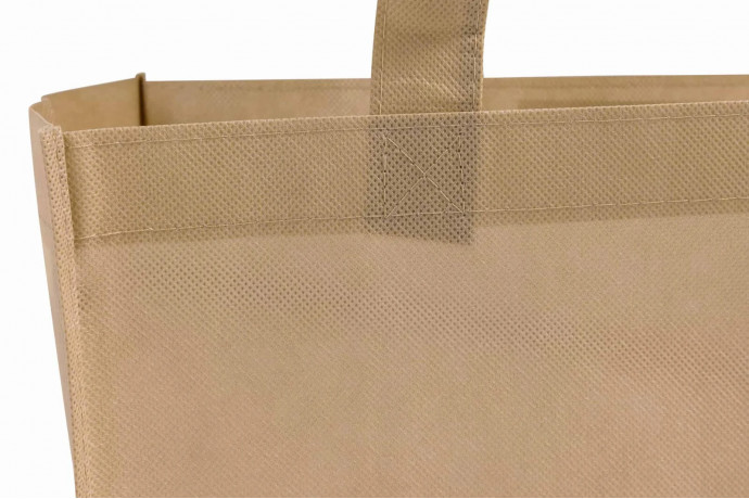 Economy Non-woven Medium Sized Tote Bags With Gusset