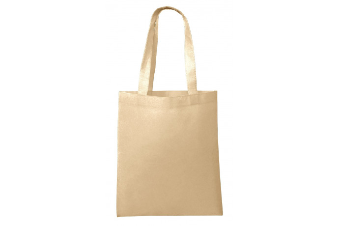 Economy Non-Woven Medium Sized No-Gusset Tote Bags