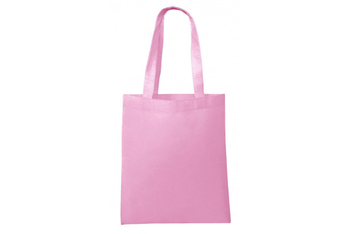 Economy Non-Woven Medium Sized No-Gusset Tote Bags